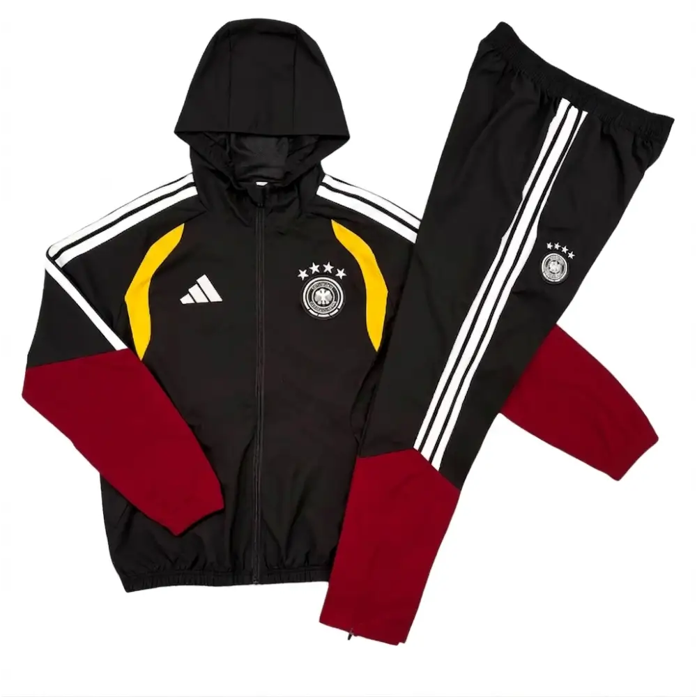Survêtement A Capuche Coupe-Vent Allemagne Noir 2026
