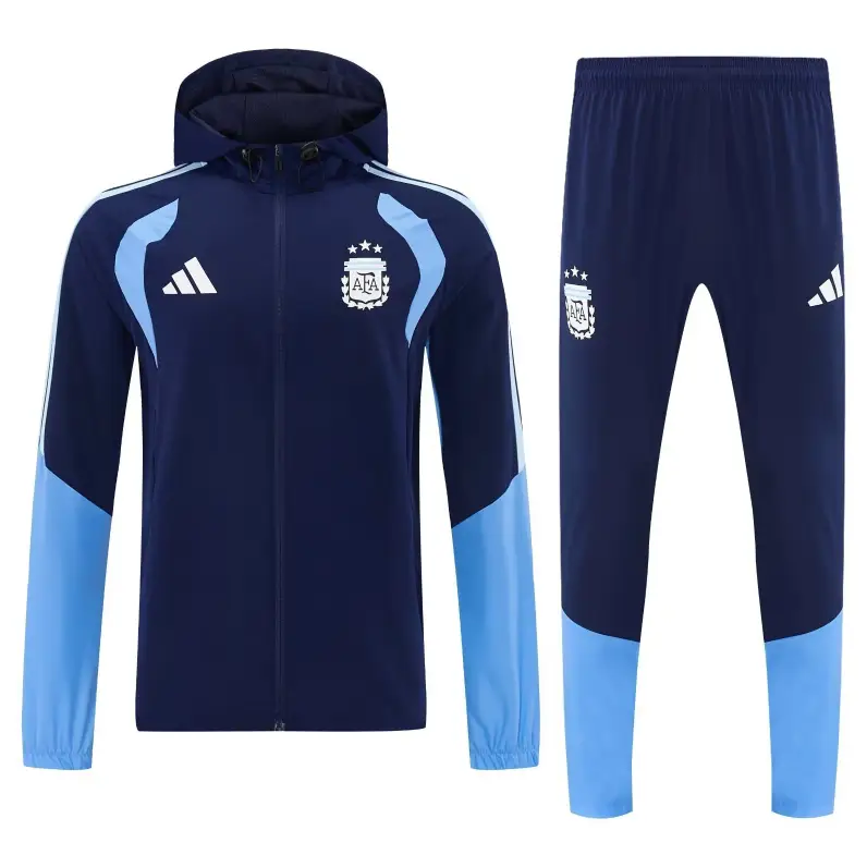 Survêtement A Capuche Coupe-Vent Argentine Bleu 2026