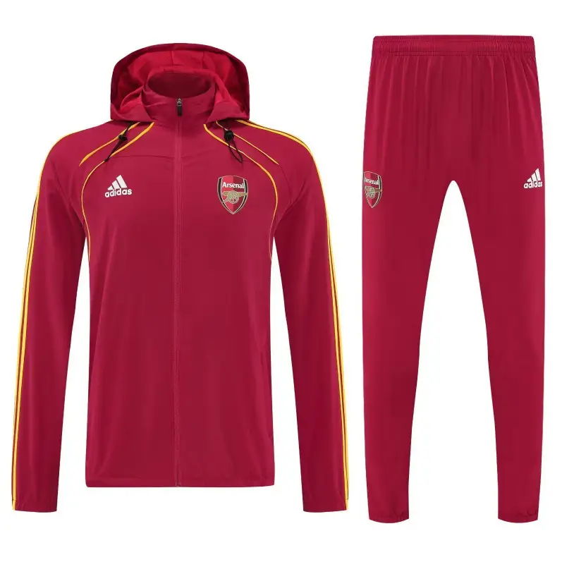 Survêtement A Capuche Coupe-Vent Arsenal Rouge 2026