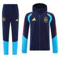 Survêtement A Capuche Coupe-Vent Espagne Bleu Foncé 2026