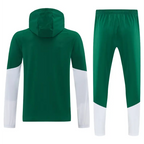 Survêtement A Capuche Coupe-Vent Italie Vert & Blanc 2026