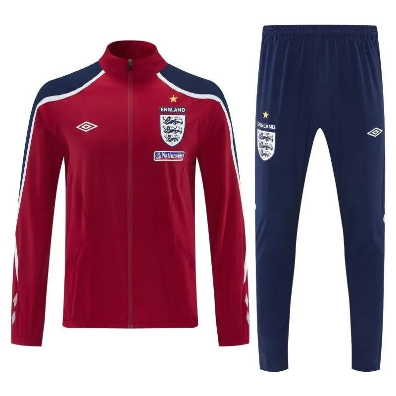 Survêtement Angleterre Retro Rouge