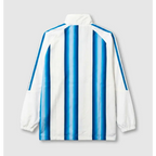 Survêtement Coupe-Vent Argentine Blanc & Rayures Bleues 2026