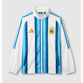 Survêtement Coupe-Vent Argentine Blanc & Rayures Bleues 2026