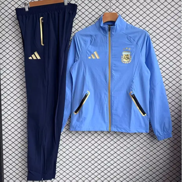 Survêtement Coupe-Vent Argentine Bleu Clair 2026