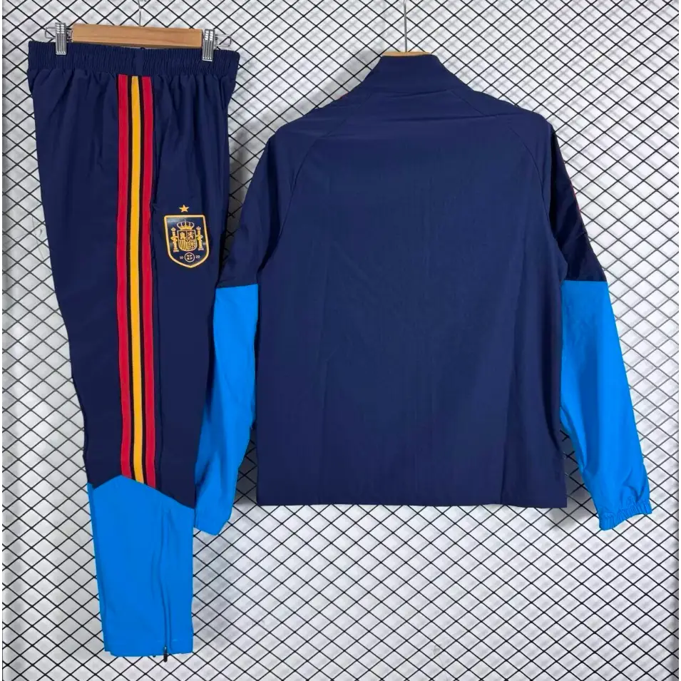 Survêtement Coupe-Vent Espagne Bleu 2026