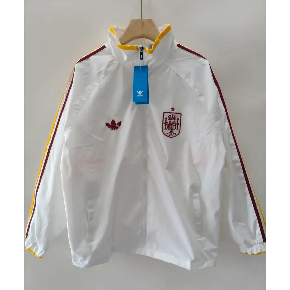 Survêtement Coupe-Vent Espagne Bleu & Blanc 2026