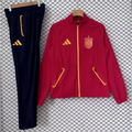 Survêtement Coupe-Vent Espagne Rouge & Noir 2026