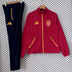 Survêtement Coupe-Vent Espagne Rouge & Noir 2026