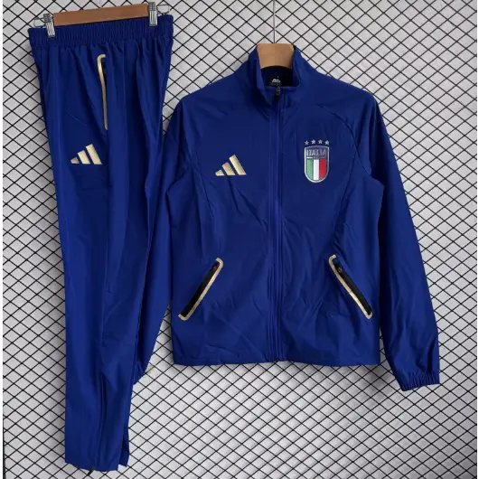 Survêtement Coupe-Vent Italie Bleu 2026