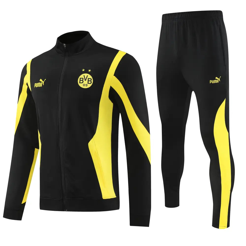 Survêtement de foot Dortmund noir 2025/2026
