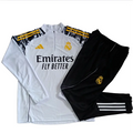 Survêtement Enfant Real Madrid blanc et orange 2026