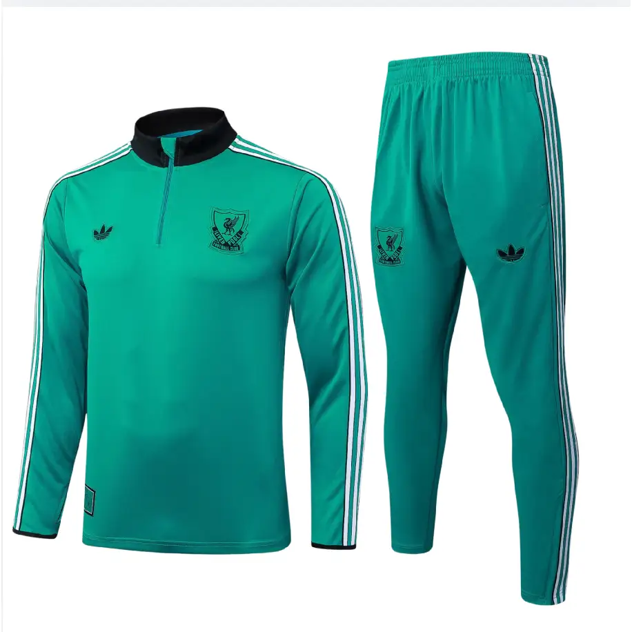 Survêtement Training Enfant Liverpool vert 2025/2026
