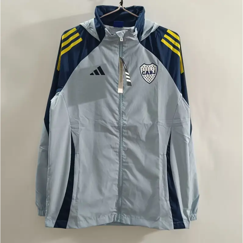 Veste A Capuche Coupe-Vent Boca Junior Bleu Clair 2026