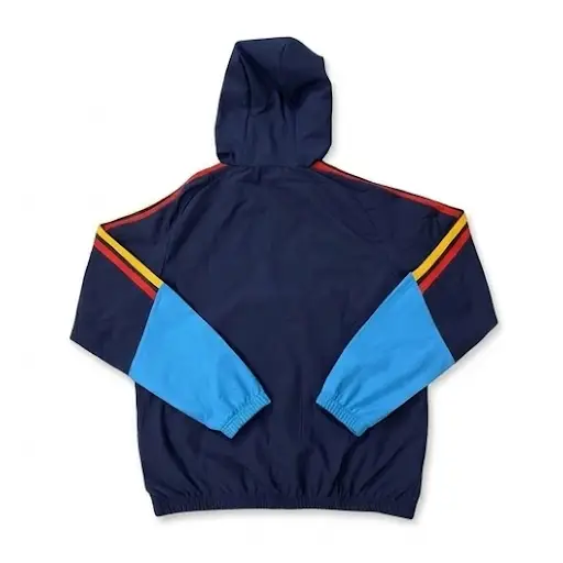 Veste A Capuche Coupe-Vent Espagne Bleu Foncé 2026