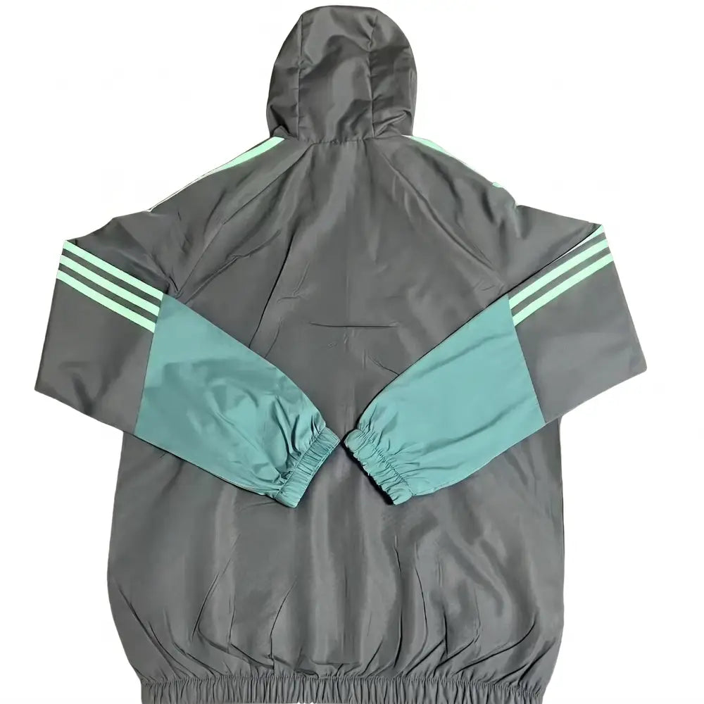 Veste A Capuche Coupe-Vent Palmeiras Vert & Gris 2026