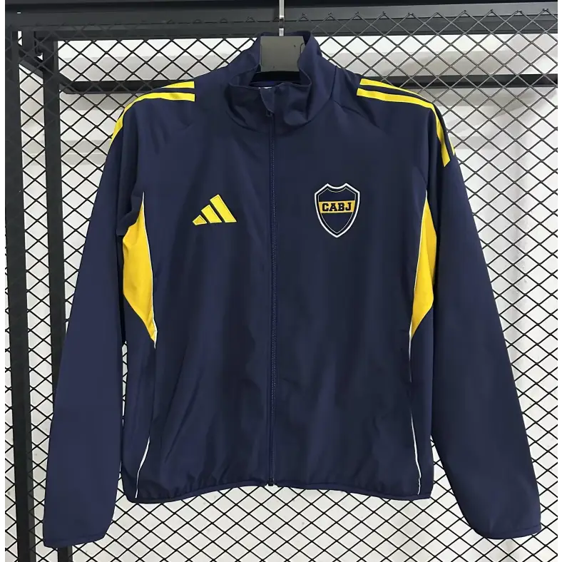 Veste Coupe-Vent Boca Junior Bleu Foncé 2026