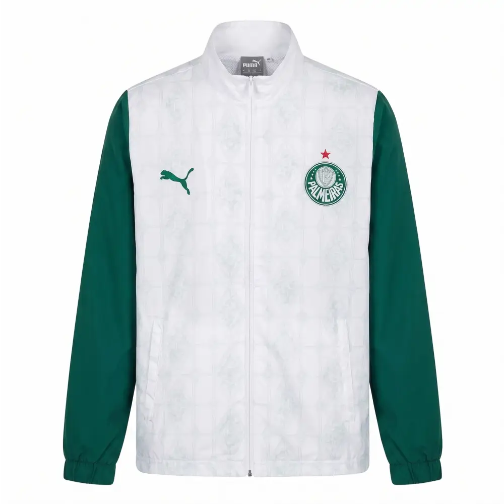 Veste Coupe-Vent Palmeiras Vert & Blanc 2026