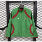 Veste Coupe-Vent Réversible Maroc Rouge & Vert 2026