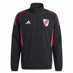 Veste Coupe-Vent River Plate Noir & Rouge 2026
