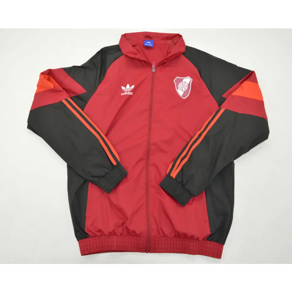 Veste Coupe-Vent River Plate Rouge & Noir 2026